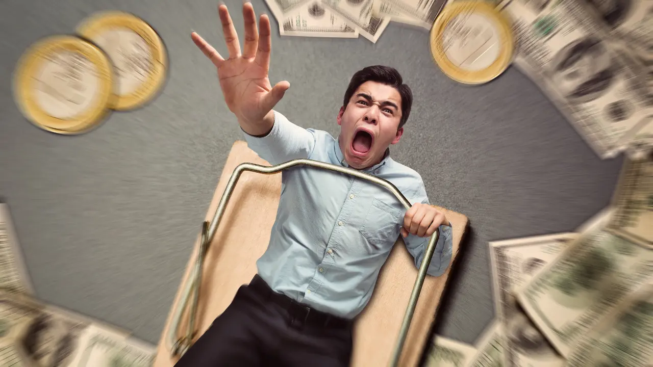 man trapped in revenue leakage and about to lose money