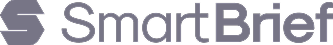 "SmartBrief" logo — a stylized gray "S" followed by the wordmark in gray sans-serif on a transparent background.
