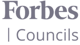 "Forbes Councils" logo — "Forbes" in bold serif above "Councils" in lighter sans-serif, on a transparent background.